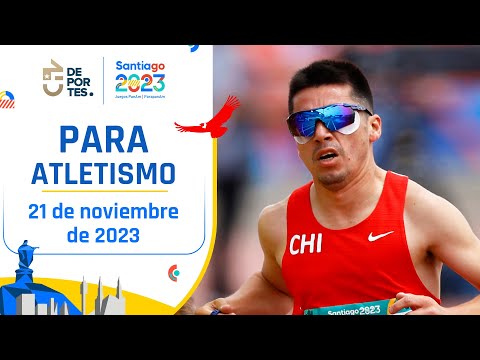 Cristian Valenzuela no pudo terminar los 5.000 metros - Santiago 2023