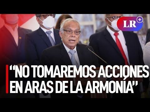 Torres descartó acciones contra Alva y congresistas: “No lo haremos en aras de la armonía”
