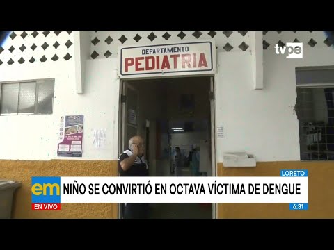 Loreto: niño de tres años muerte a causa del dengue