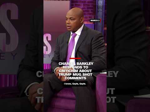 Charles Barkley responds to criticism about Trump mug shot comments