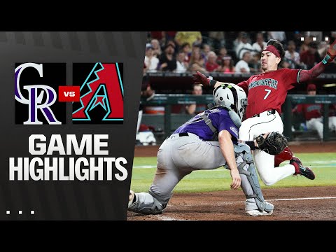Rockies vs. D-backs Game Highlights (8/10/25) | MLB Highlights