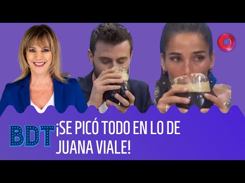 ¡Alcohol y descontrol en lo de Juana Viale!: Diego Leuco armó un viajero en vivo