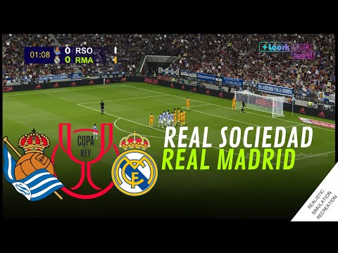 REAL SOCIEDAD vs. REAL MADRID. Semi Final Copa del Rey 24/25 Full Match Simulation and Prediction