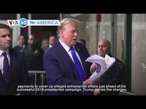 VOA60 America - Opening statements set to start Monday at Trump’s New York criminal trial