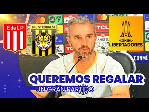 RUEDA DE PRENSA DT PABLO LAVALLEN  ESTUDIANTES vs THE STRONGEST COPA CONMEBOL LIBERTADORES 2024