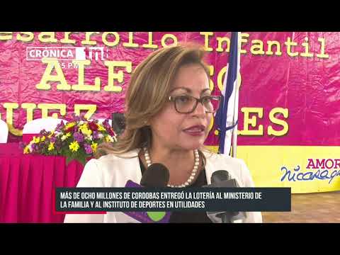 Lotería Nacional restituye el deporte y la atención de la niñez - Nicaragua