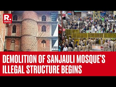 Breaking LIVE: Demolition Of Illegal Structure Of Shimla Mosque Begins | Republic TV