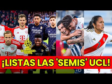 PERÚ LUCHARÁ POR IR AL MUNDIAL | ALIANZA vs. BOYS | REAL MADRID Y BAYERN  EN 'SEMIS' DE LA CHAMPIONS