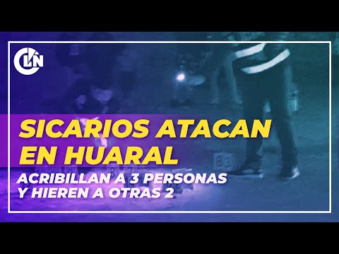 Huaral: Sicarios acribillan a tres personas y dejan heridas a otras dos