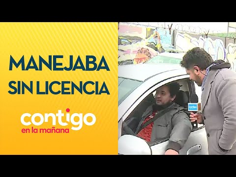 ¿POR QUÉ SE VA?: Conductor lleva 10 años manejando sin licencia - Contigo en la Mañana