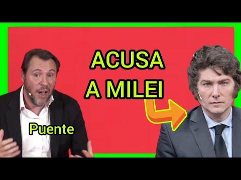 Óscar Puente ACUSA a Milei de CONSUMIR