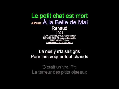 Le petit chat est mort
