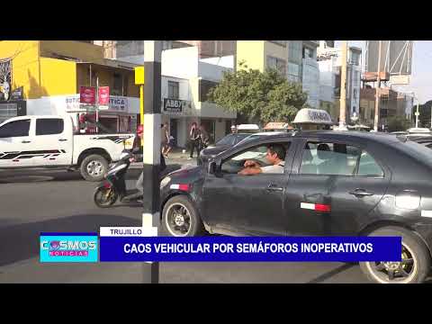 Trujillo: Caos vehicular por semáforos inoperativos