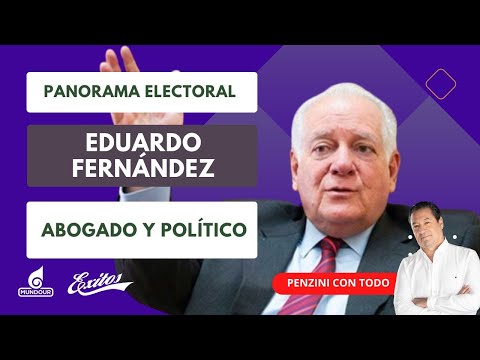 El acontecer nacional de la mano del abogado y político, Eduardo Fernández