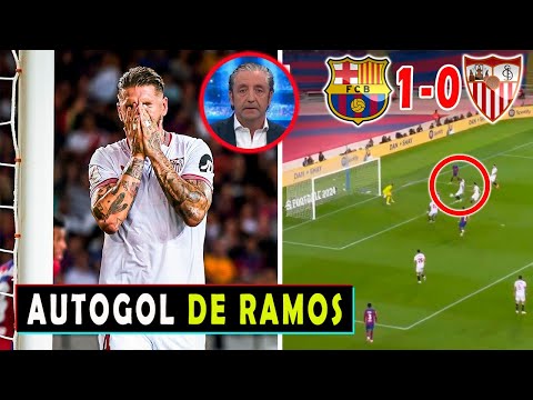 ASI REACCIONA PRENSA EUROPEA a AUTOGOL de SERGIO RAMOS BARCELONA vs SEVILLA 1-0