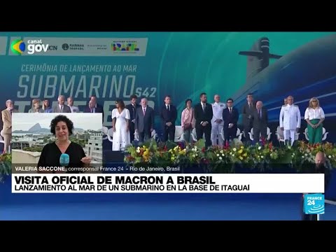Informe desde Río de Janeiro: visita del presidente francés a Brasil continuó en Itaguaí