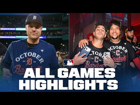 Highlights from ALL GAMES on 9/27! (Guardians and Tigers clinch postseason berths & MORE!)