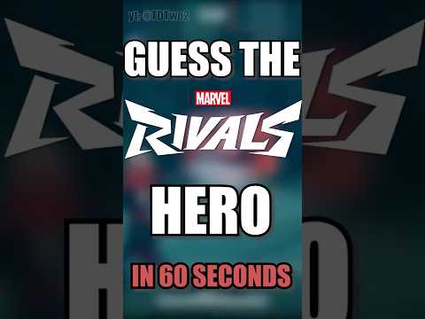 Guess The Marvel Rivals Hero in 60 Seconds (pt 17)