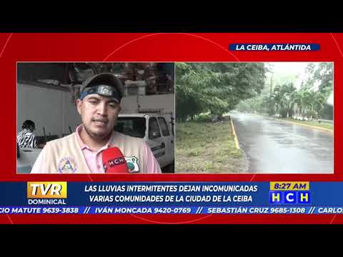 Autoridades de La Ceiba en constante monitoreo de las lluvias y crecidas de río