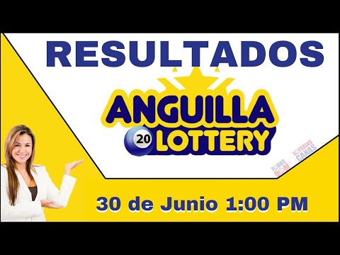 Loteria Anguilla Lottery 1:00 PM Jueves 30 de Junio del 2022