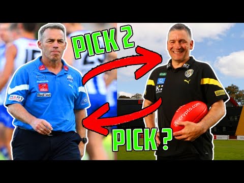 Richmond Interested In Trading For North's 2nd Pick In 2024 AFL Draft!