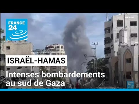 Israël-Hamas : intenses bombardements au sud de Gaza • FRANCE 24