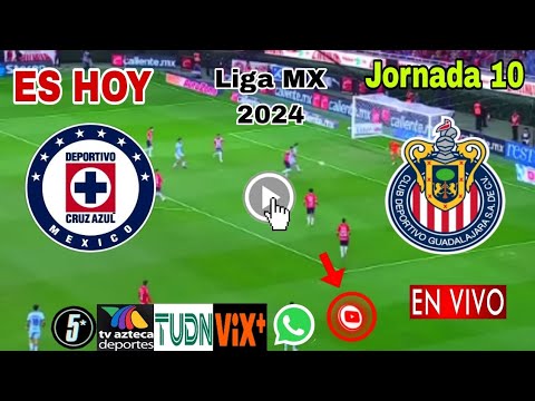 Cruz Azul vs. Chivas en vivo, donde ver, a que hora juega Cruz Azul vs. Chivas Liga MX 2024