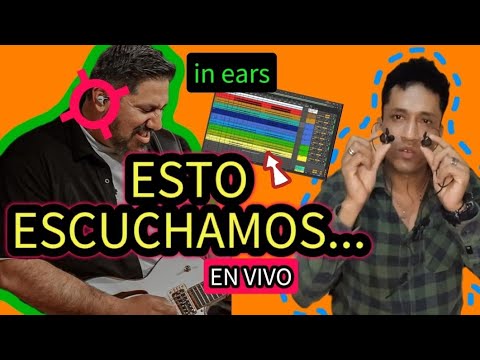 | Que ESCUCHAN los CANTANTES,MUSICOS Y ARTISTAS en los auriculares(in ears)