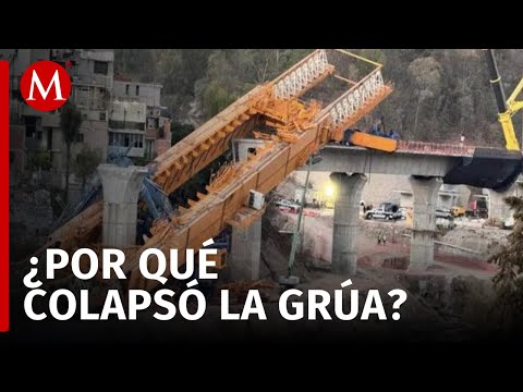 Desplome de grúa en Álvaro Obregón no deja heridos; prevén retraso de obra