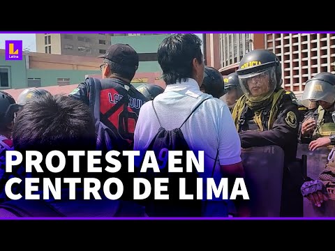 Protestas contra Dina Boluarte: Así estuvo el Centro de Lima durante el mensaje a la Nación