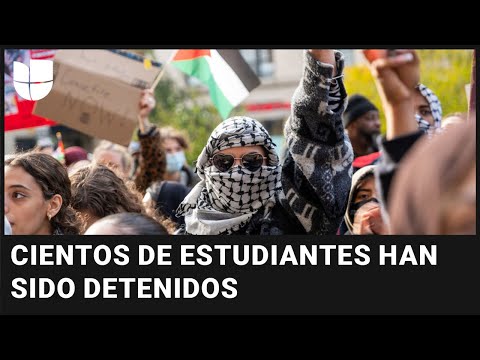 Se intensifican protestas en varias universidades de EEUU en contra de los ataques de Israel en Gaza