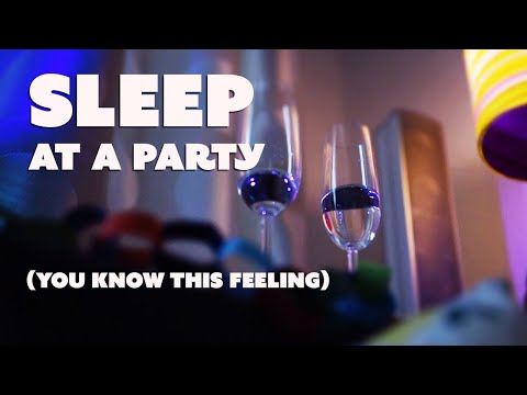 Sleeping on the couch at a party - (PART 1) - (3 hours background noise, music and chatter to study)