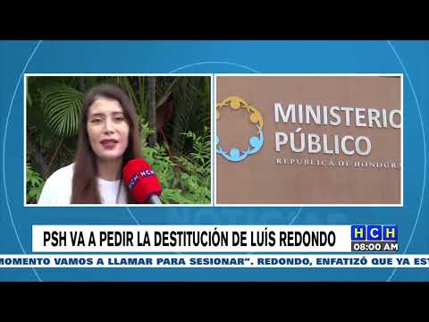 PSH va pedir la destitución de Luis Redondo: Iroshka Elvir