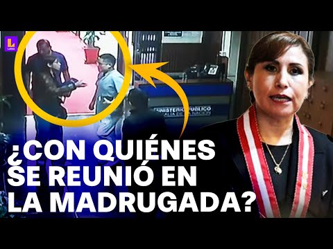 La última madrugada en la Fiscalía antes de la crisis: ¿Con quiénes se reunió Patricia Benavides?