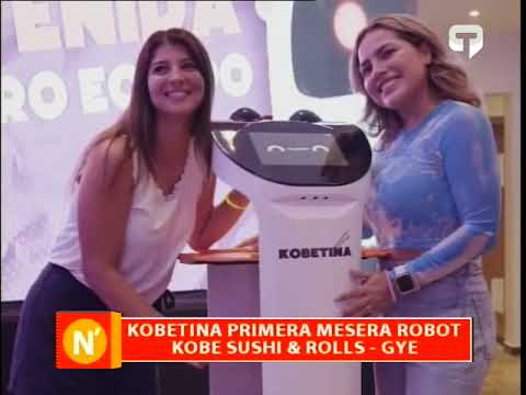 Kobetina primera mesera robot Kone Sushi & Rolls - Guayaquil