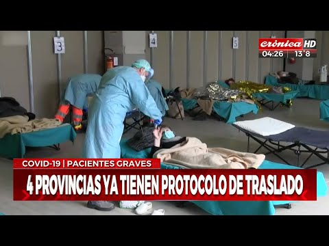 Pacientes graves y protocolo de traslado en cuatro provincias