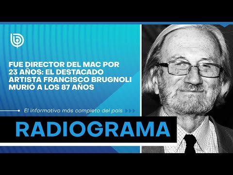 Fue director del MAC por 23 años: El destacado artista Francisco Brugnoli murió a los 87 años
