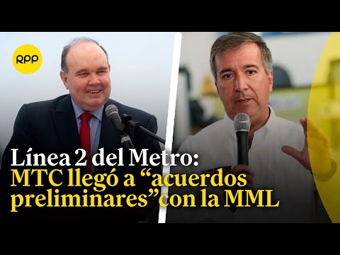 Ministro de Transportes anuncia acuerdos preliminares con la Municipalidad de Lima