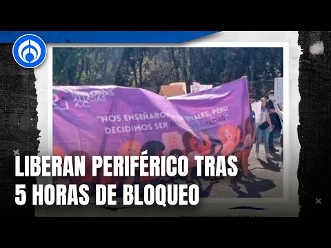 Liberan Periférico Norte después de 5 horas por liberación de agresor sexual de una niña