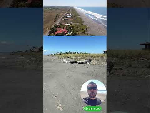 Front beach lot for sale in La Barqueta Beach, Chiriquí.. 6981.5000