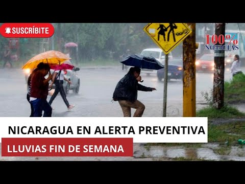 Nicaragua en alerta preventiva por lluvias de fin de semana