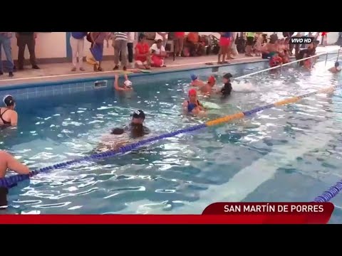 SMP: Inauguran la primera piscina municipal adaptada para personas con discapacidad