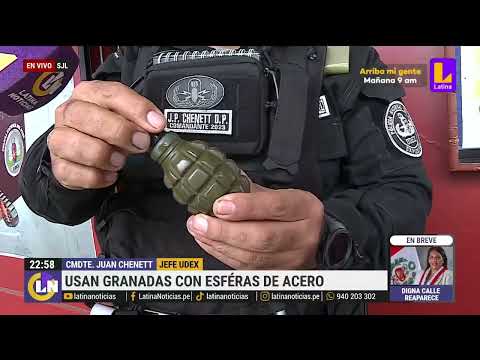 Usan granadas de guerra con bolas de acero para atentar contra víctimas