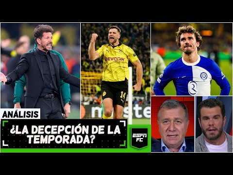 INCREÍBLE REMONTADA del BORUSSIA DORTMUND deja FUERA al ATLÉTICO MADRID del CHOLO SIMEONE | ESPN FC