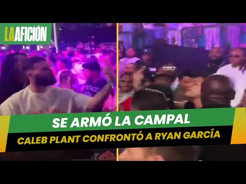 Ryan García cerca de llegar a los golpes con Caleb Plant