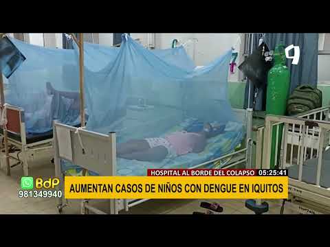Iquitos: Niños con dengue ocupan el 90% de hospitalización de pediatría