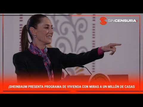 #Sheinbaum presenta #ProgramadeVivienda con miras a UN MILLÓN de casas