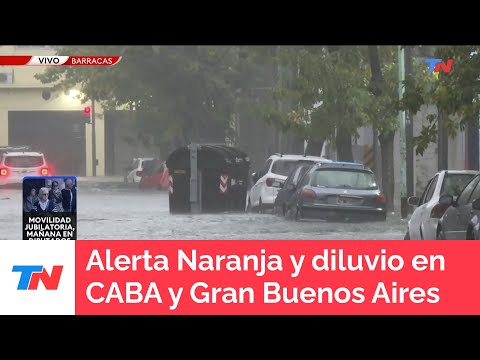 Diluvia en Buenos Aires: barrios de toda el AMBA están inundados por las fuertes tormentas