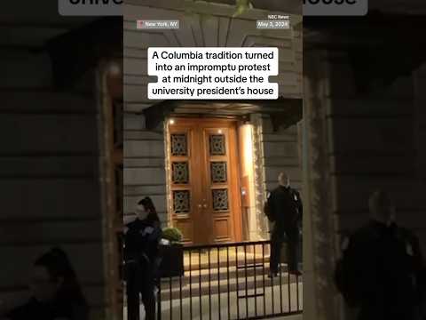 Columbia tradition turns into impromptu protest
