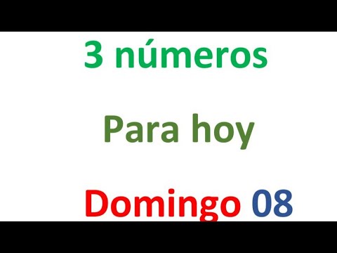 3 números para el Domingo 08 de septiembre, El campeón de los números